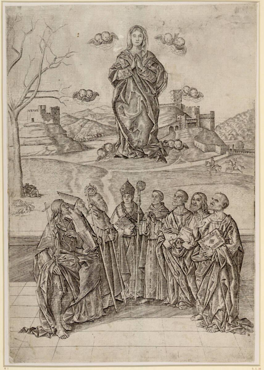 Girolamo Mocetto, Maria in der Glorie und acht Heilige, Inv. Nr.: DG1954/29