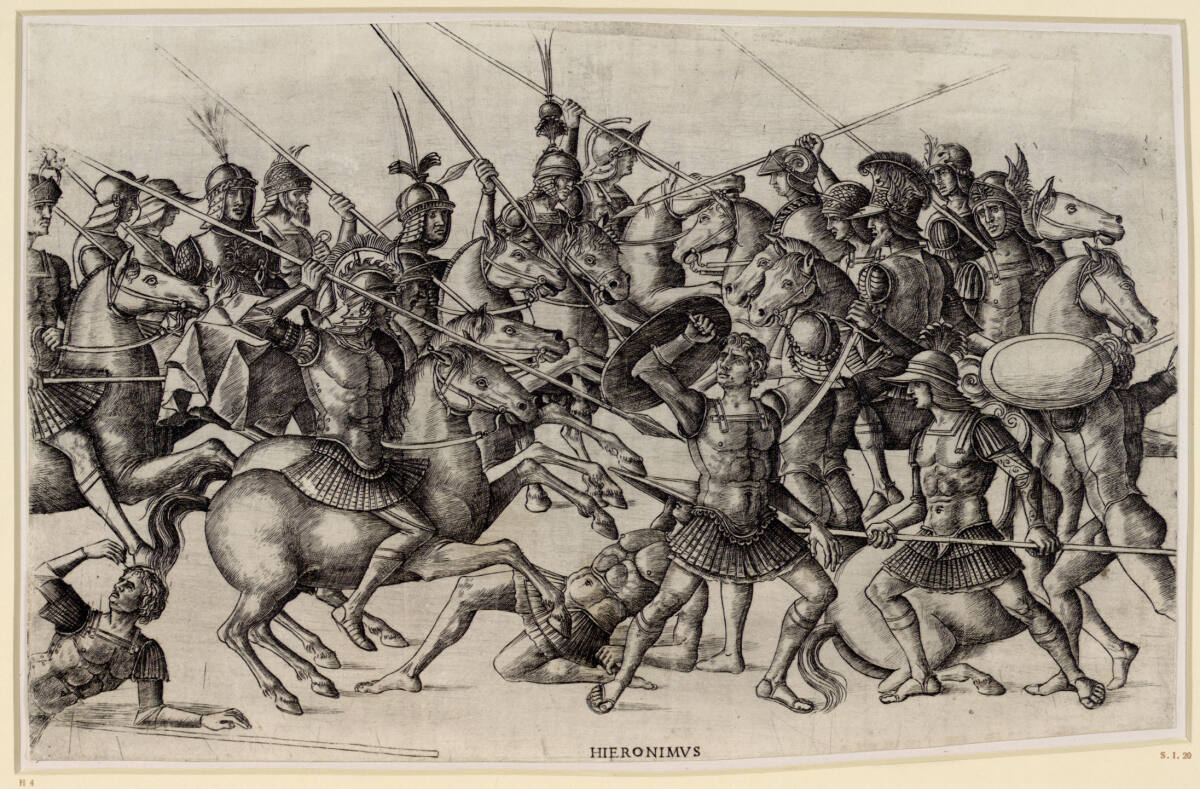 Israel und die Amalekiten: Der Kampf, Girolamo Mocetto