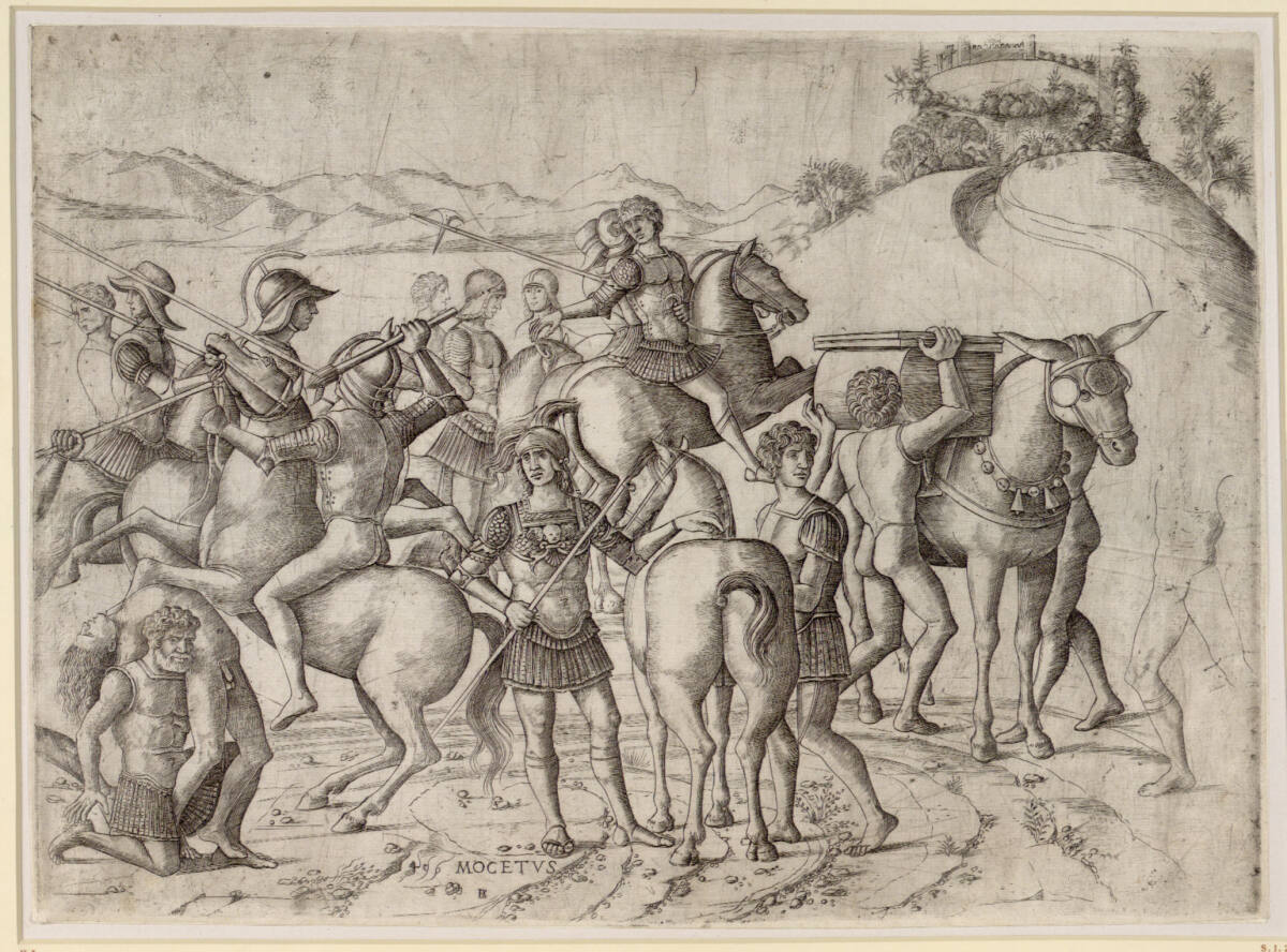 Israel und die Amalekiten: Das Ende des Kampfes, Girolamo Mocetto