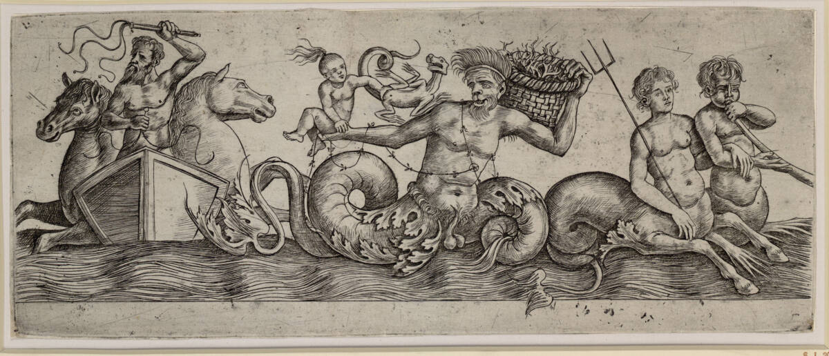 Fries mit Neptun und Tritonen, Girolamo Mocetto