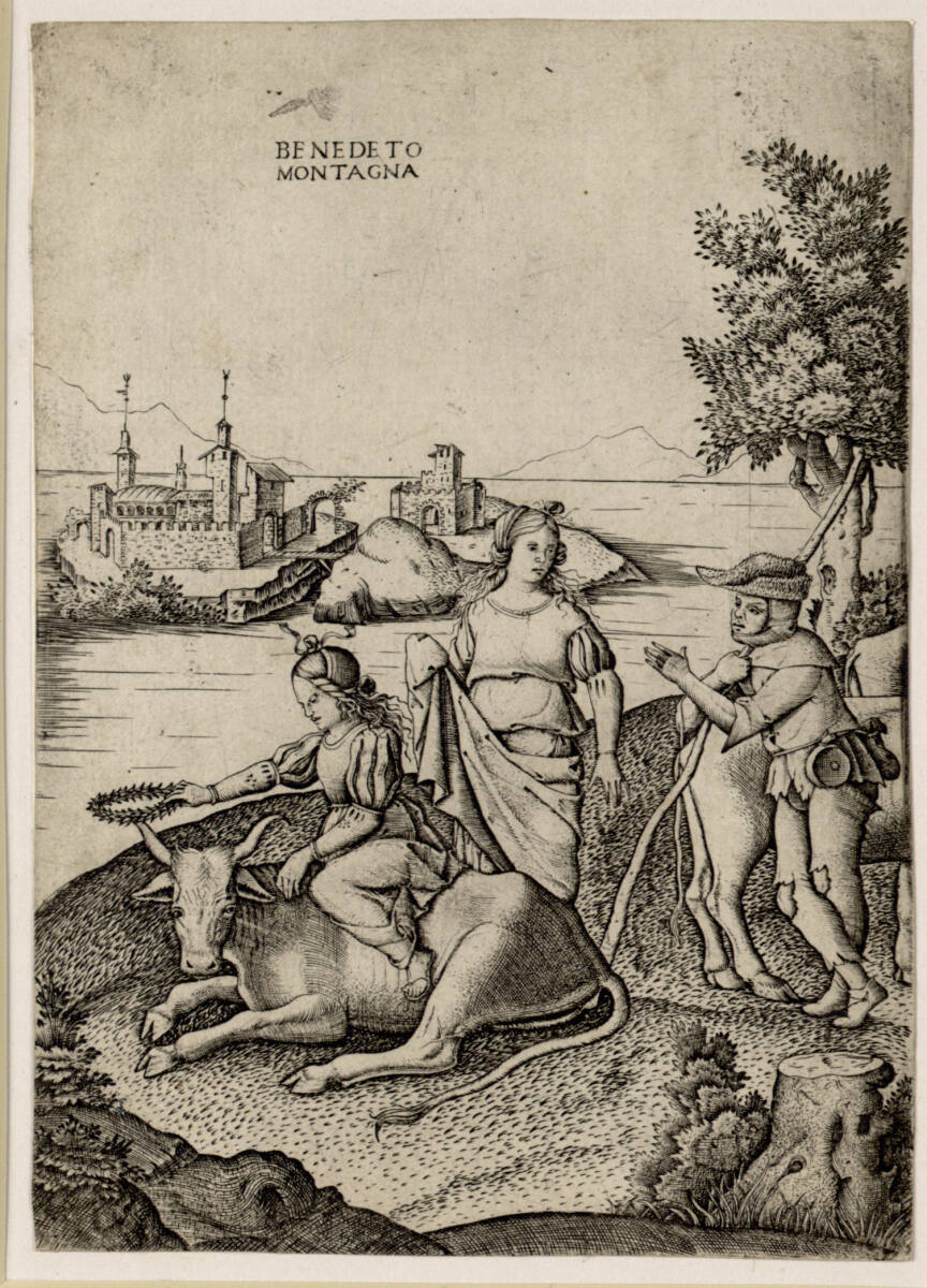 Der Raub der Europa, Benedetto Montagna