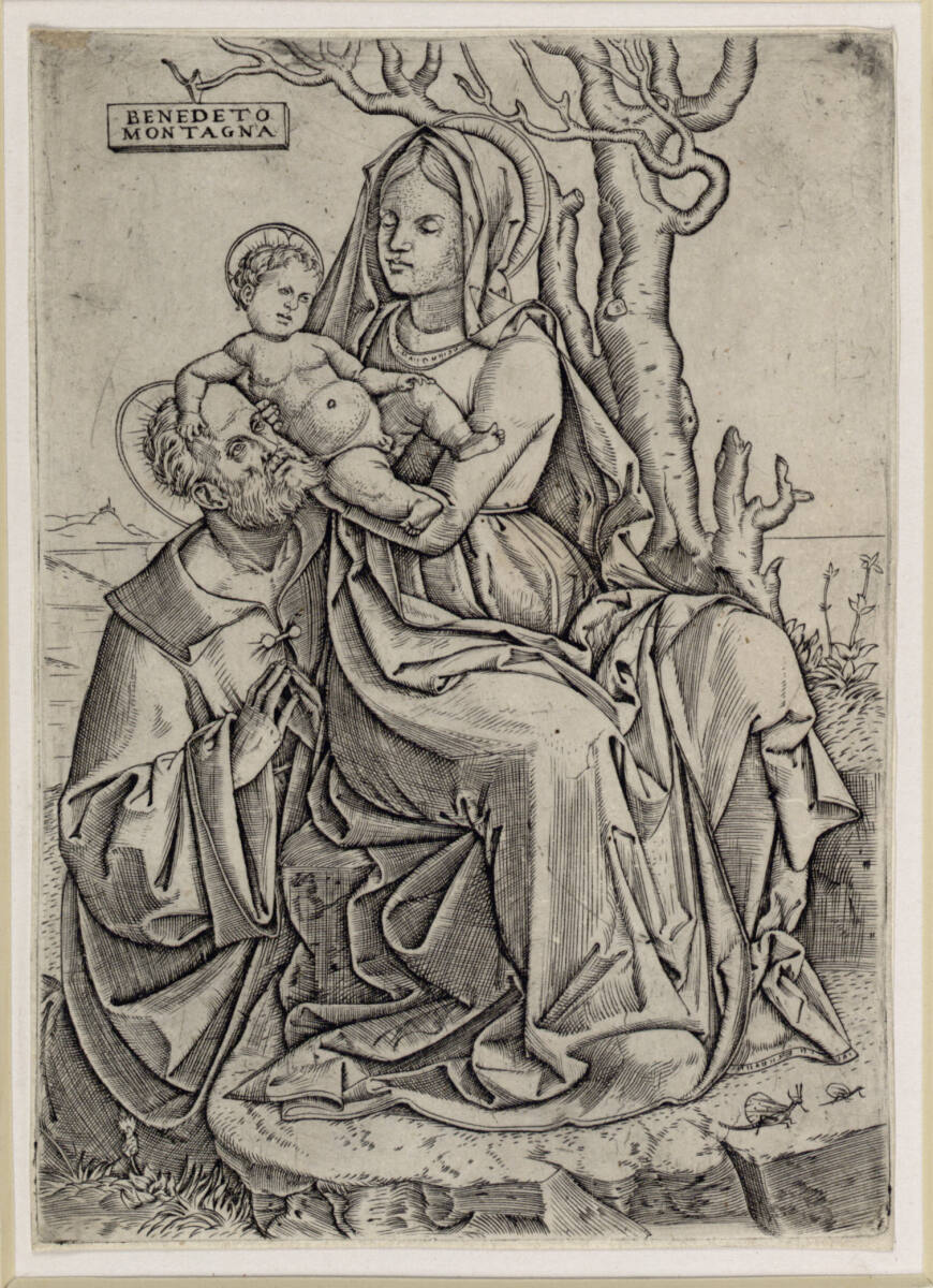 Die heilige Familie, Benedetto Montagna