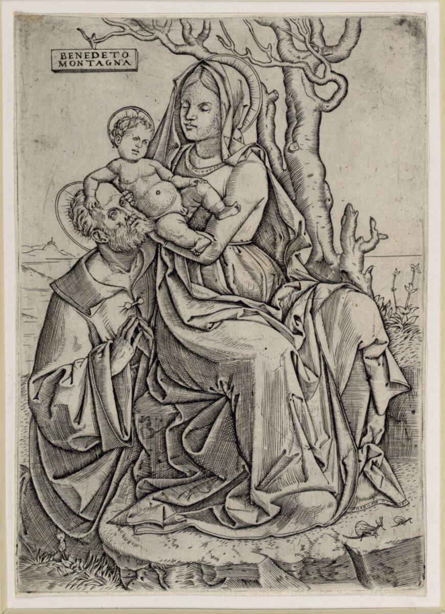 Benedetto da Montagna, Die heilige Familie, Inv. Nr.: DG1954/96