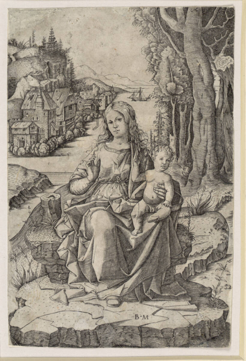 Maria mit dem Kind in der Landschaft, Benedetto Montagna