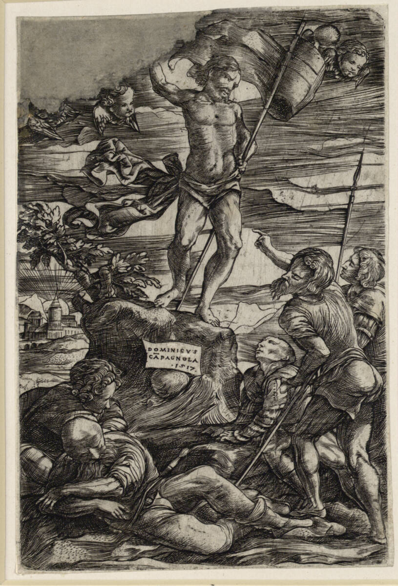 Die Auferstehung Christi, Domenico Campagnola, 1517