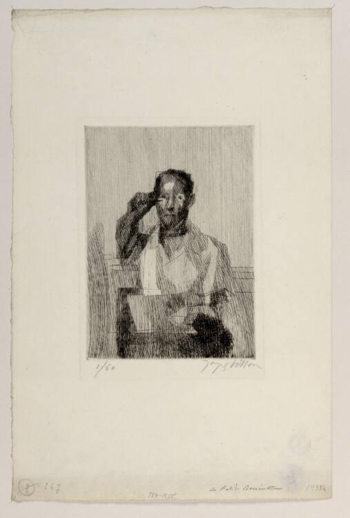 Jacques Villon, Le petit dessinateur, Inv. Nr.: DG1955/184