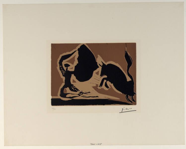 Pablo Picasso, Reiz des Stiers, Inv. Nr.: DG1960/105