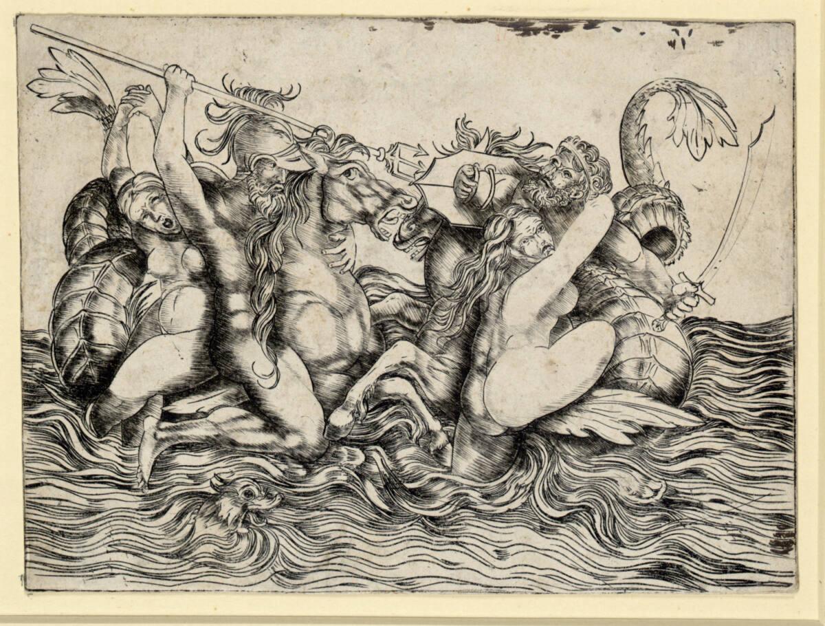 Meister von 1515, Tritonenkampf, Inv. Nr.: DG1962/1132
