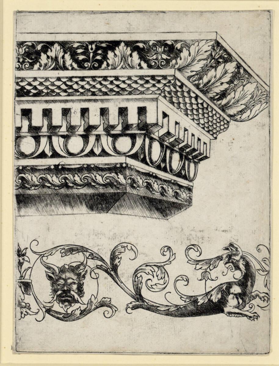 Meister von 1515, Gebälk und Rankenornament, Inv. Nr.: DG1962/1156