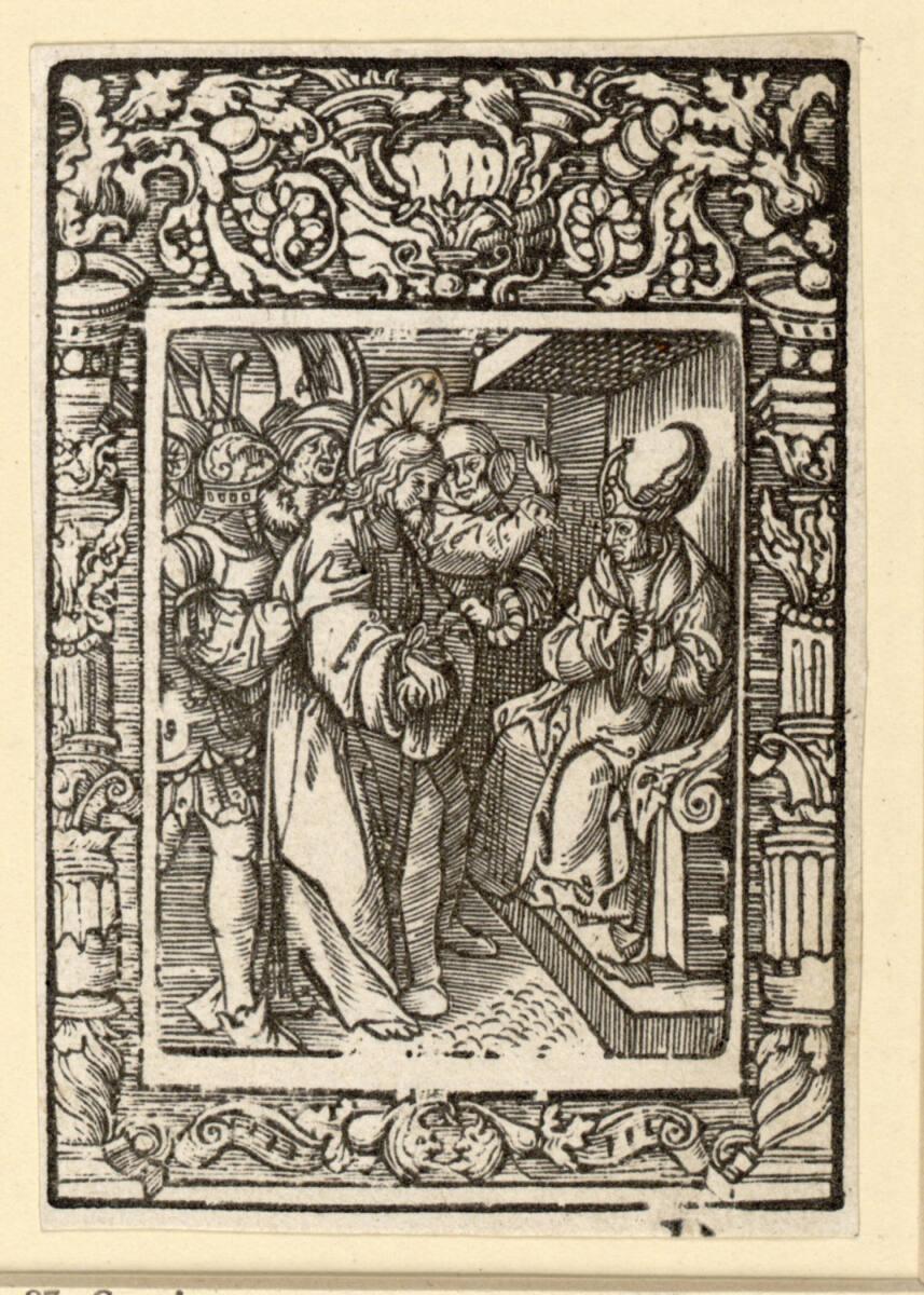 Anonym, Christus vor Kaiphas, Inv. Nr.: DG1949/542