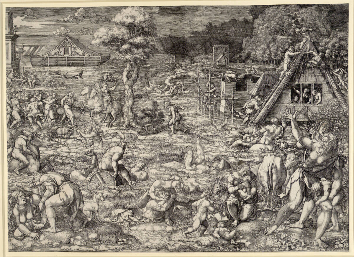 Die Sintflut, Dirk Jakobsz. Vellert, 1544