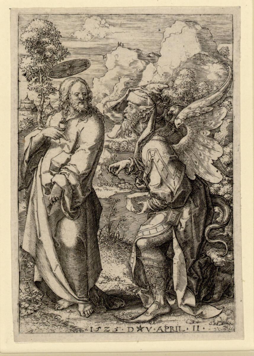 Dirk Jakobsz. Vellert, Die Versuchung Christi, Inv. Nr.: DG1949/592