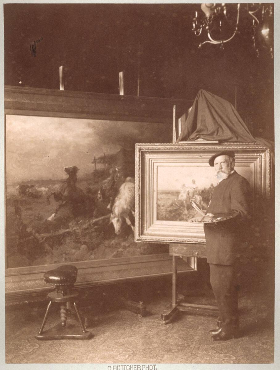 Carl Böttcher, Prof. <Christian> Ad<olf> Schreyer, Inv. Nr.: FotoGLV2000/614