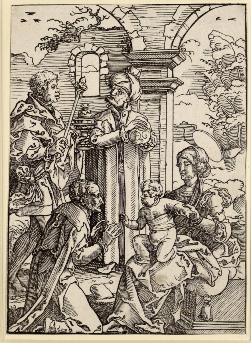 Anbetung der Könige, Jan Swart van Groningen, 16th century