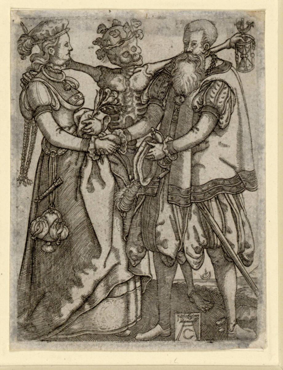 Monogrammist AC, Szene aus dem "Totentanz", Inv. Nr.: DG1937/529