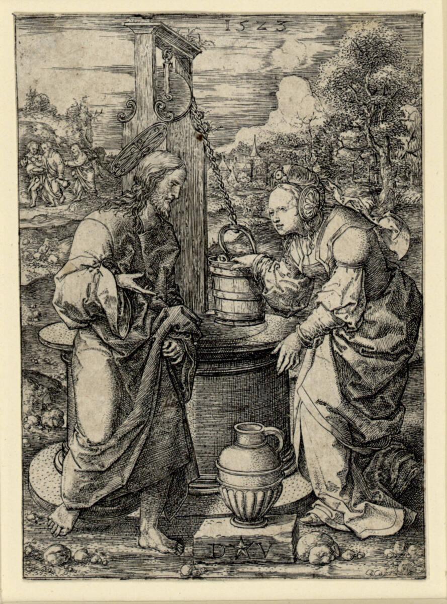 Dirk Jakobsz. Vellert, Christus und die Samariterin, Inv. Nr.: DG1949/593
