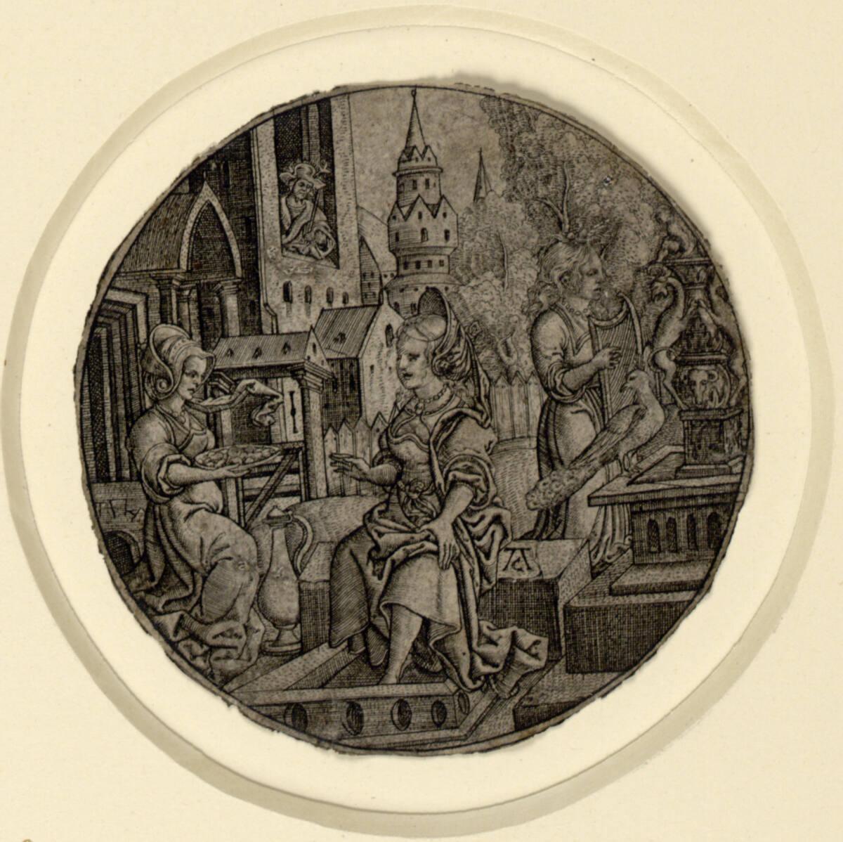 Monogrammist AC, Bathseba im Bade, Inv. Nr.: DG1937/433
