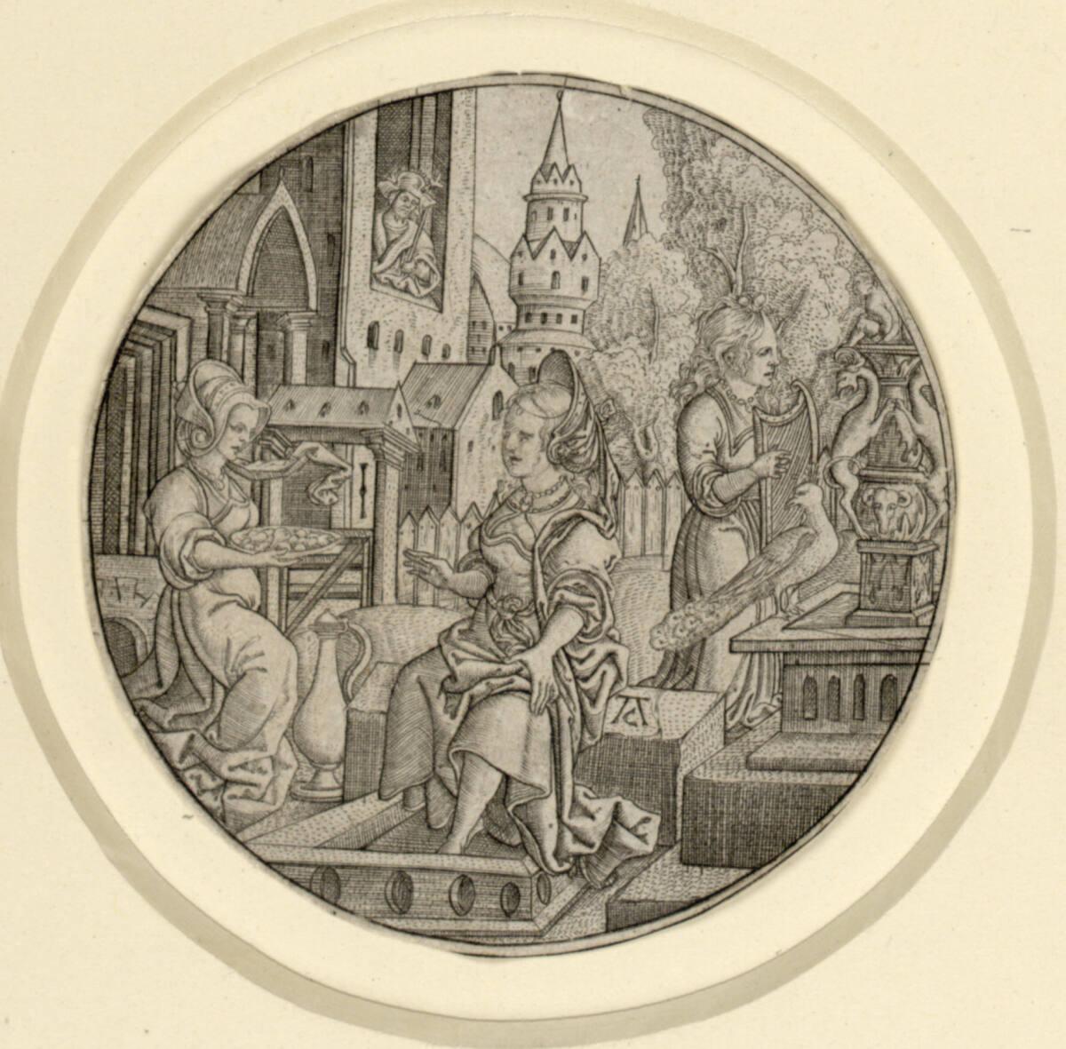 Monogrammist AC, Bathseba im Bade, Inv. Nr.: DG1937/434