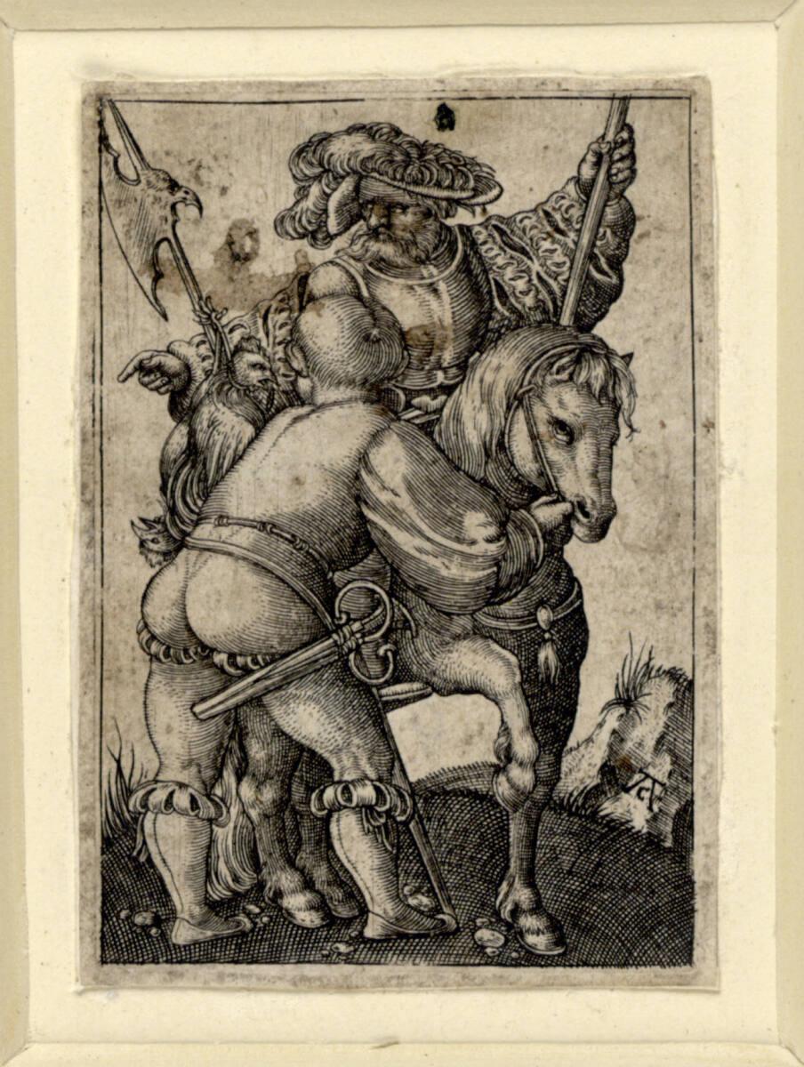 Monogrammist AC, Reiter und Fußsoldat, Inv. Nr.: DG1937/476