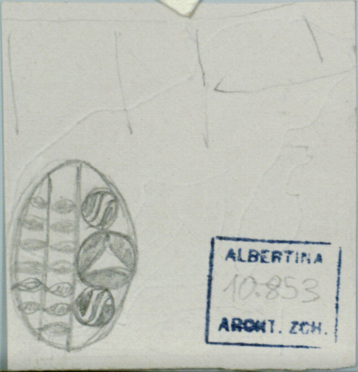Ornamentstudie, Alfred Castelliz