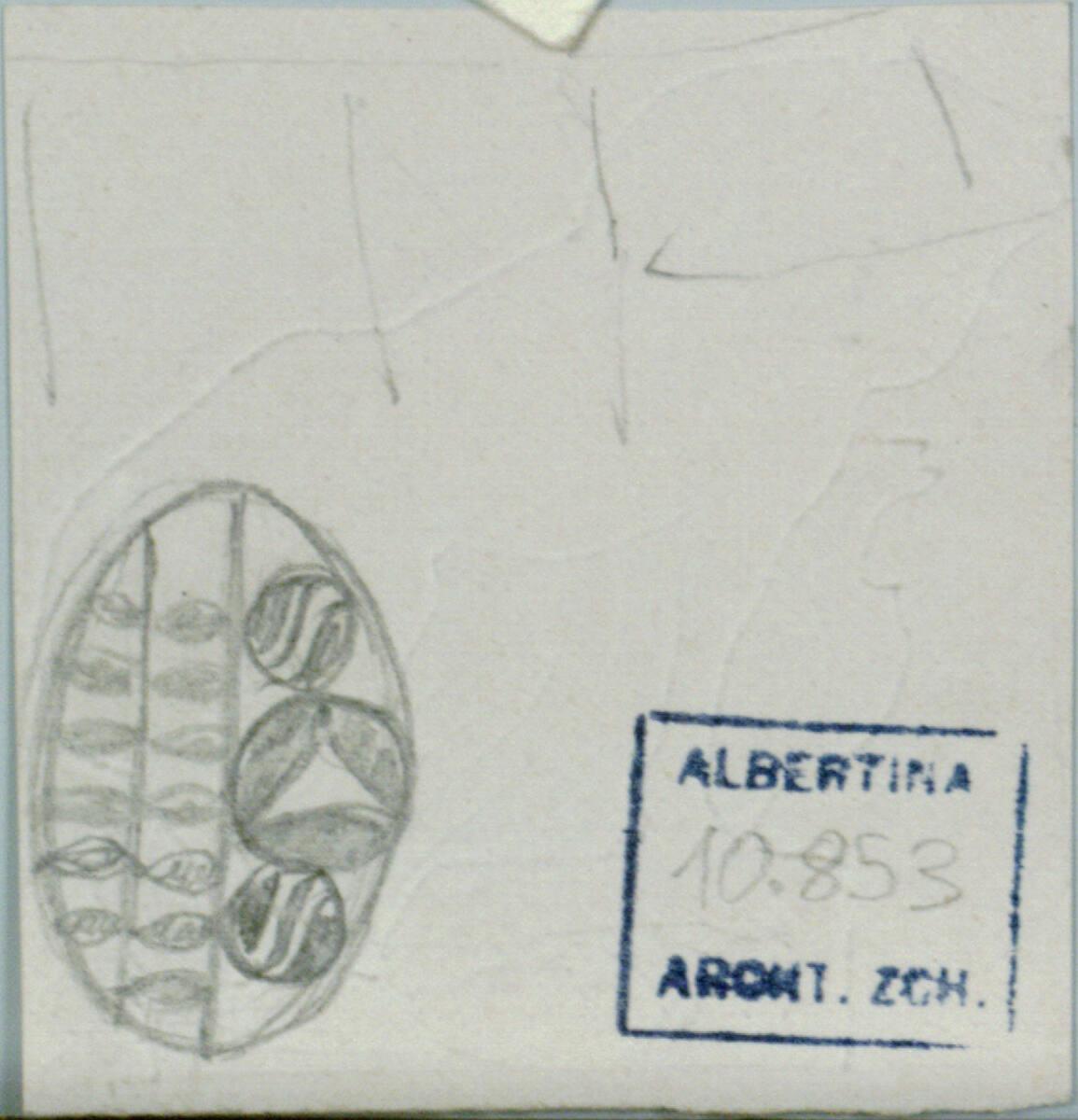 Alfred Castelliz, Ornamentstudie, Inv. Nr.: AZ10853v