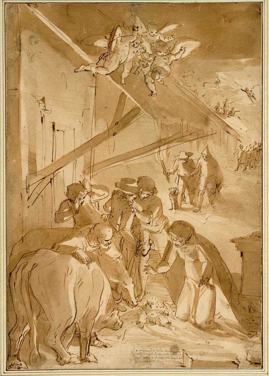 Geburt Christi, Luca Cambiaso