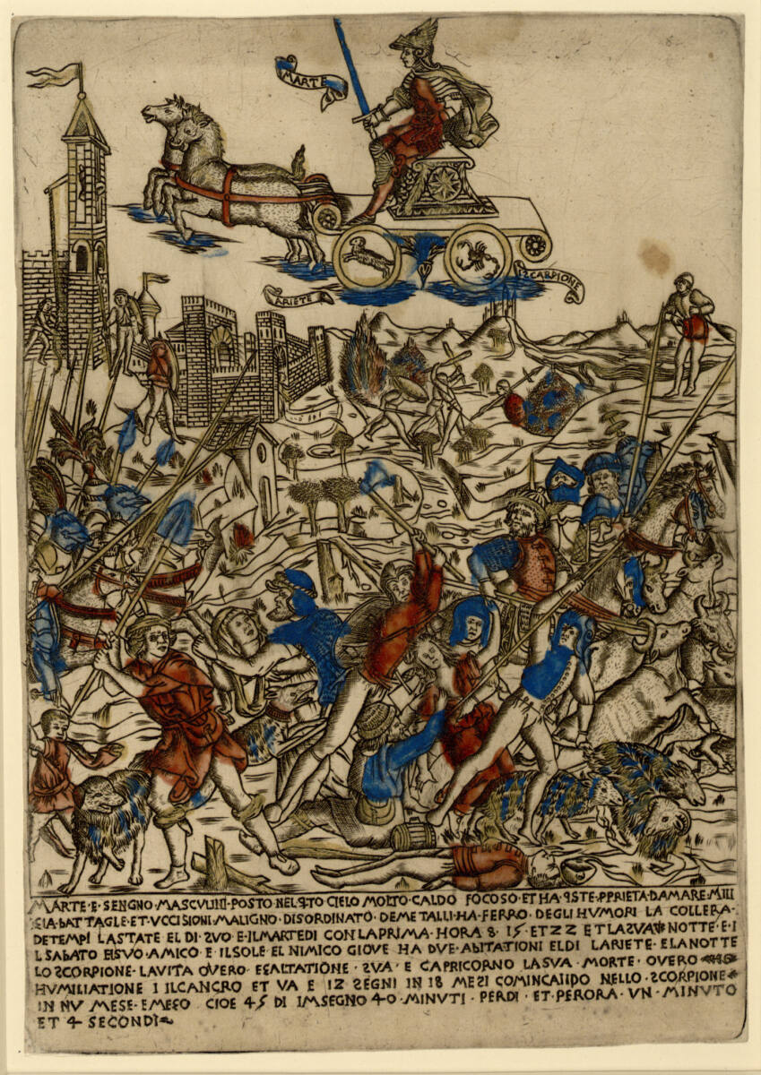 Mars, FlorentinischfeineManierum1464/5, 1464–1465