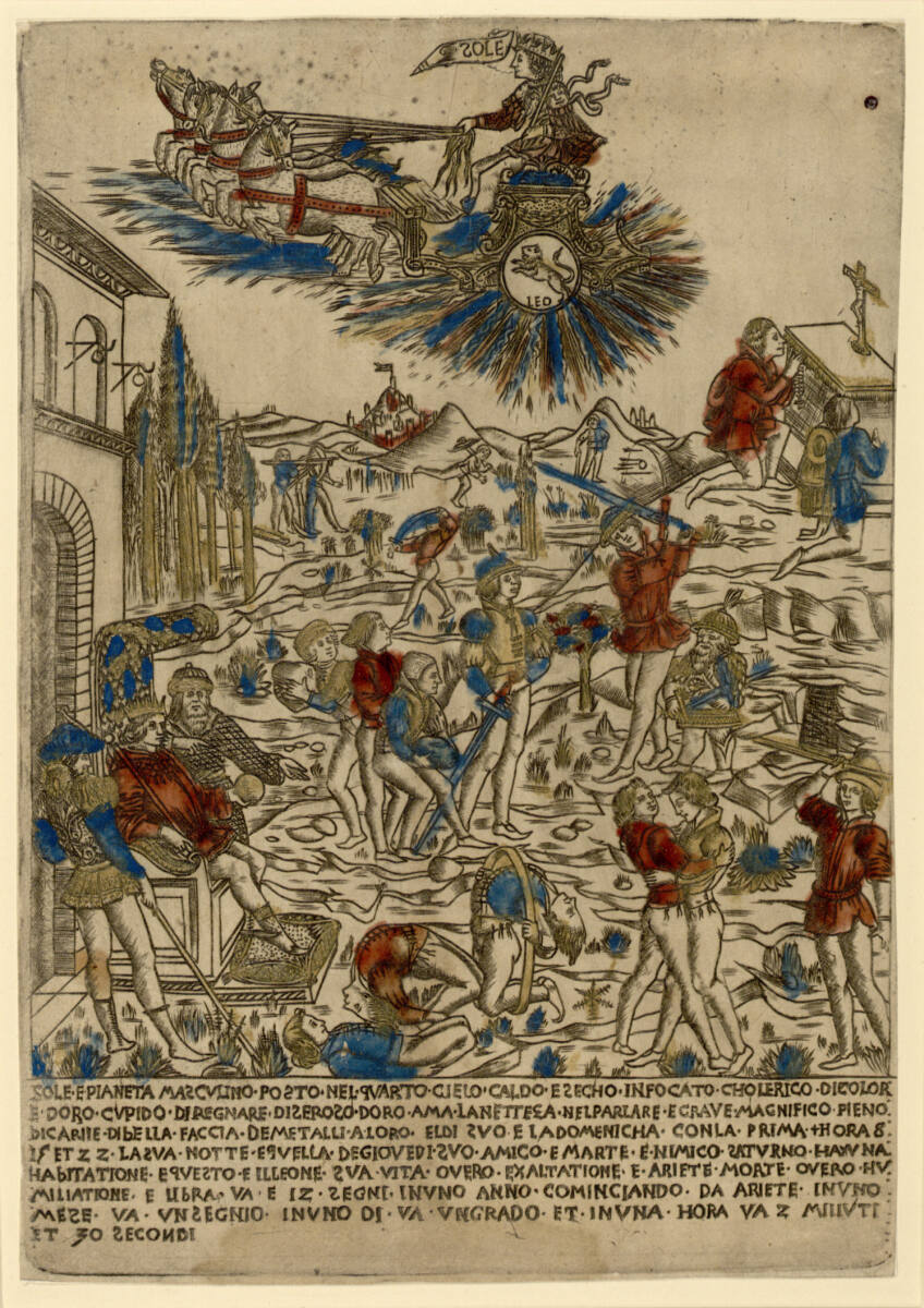 Die Sonne, FlorentinischfeineManierum1464/5, 1464–1465