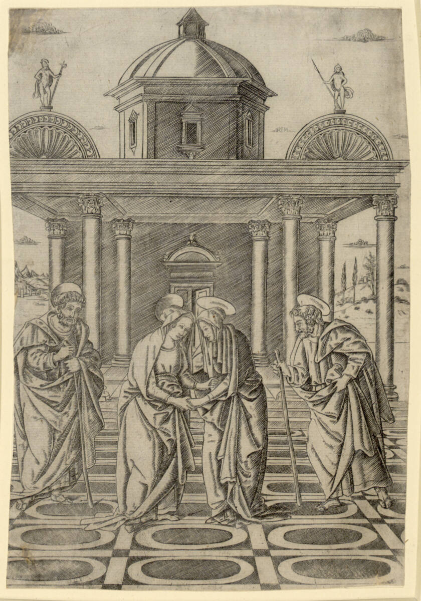 Die Heimsuchung, MeisterdesLebensMariaeundChristi, 1470–1490