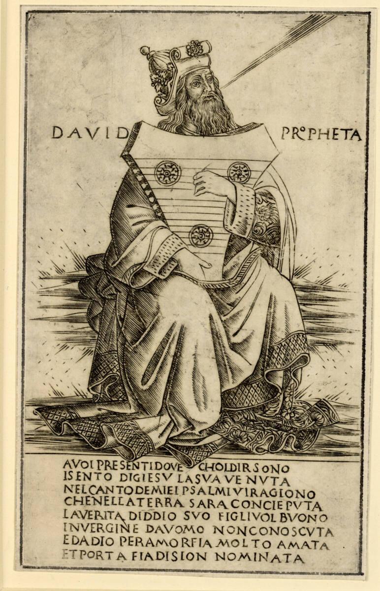 Meister der Propheten und Sibyllen, Florentinisch breite Manier um 1475/90, David, Inv. Nr.: DG…