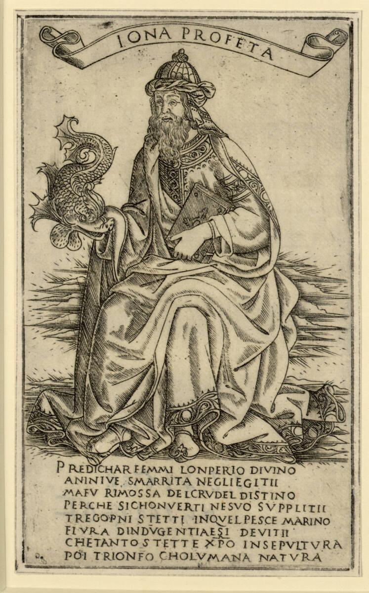 Meister der Propheten und Sibyllen, Florentinisch breite Manier um 1475/90, Jonah, Inv. Nr.: DG…