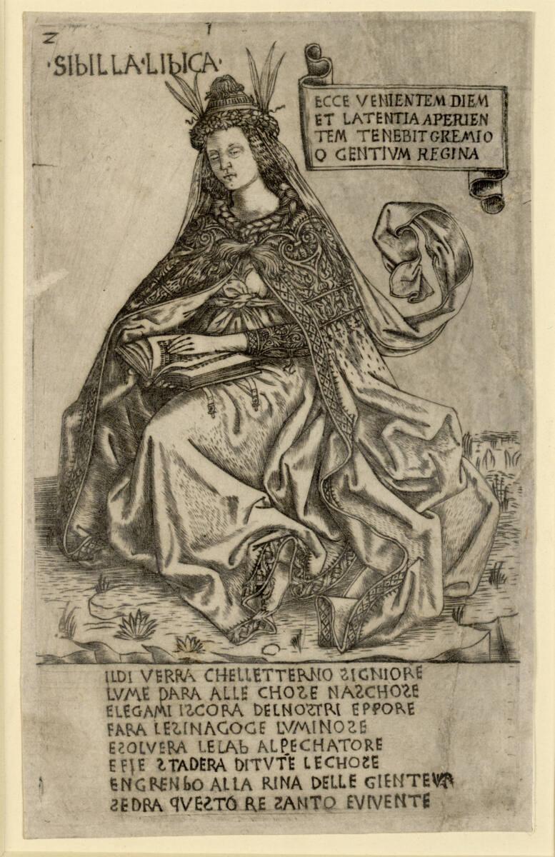 Meister der Propheten und Sibyllen, Florentinisch breite Manier um 1475/90, Die libysche Sybill…