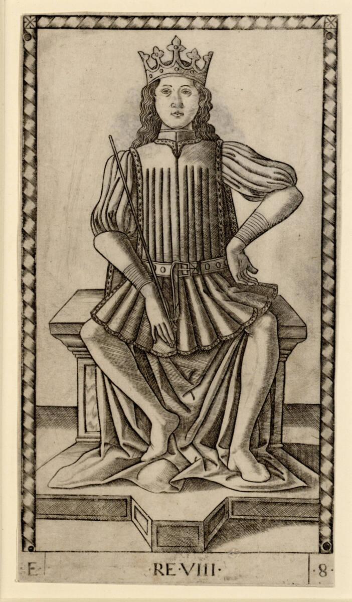Tarocchimeister, Der König, Inv. Nr.: DG1935/836