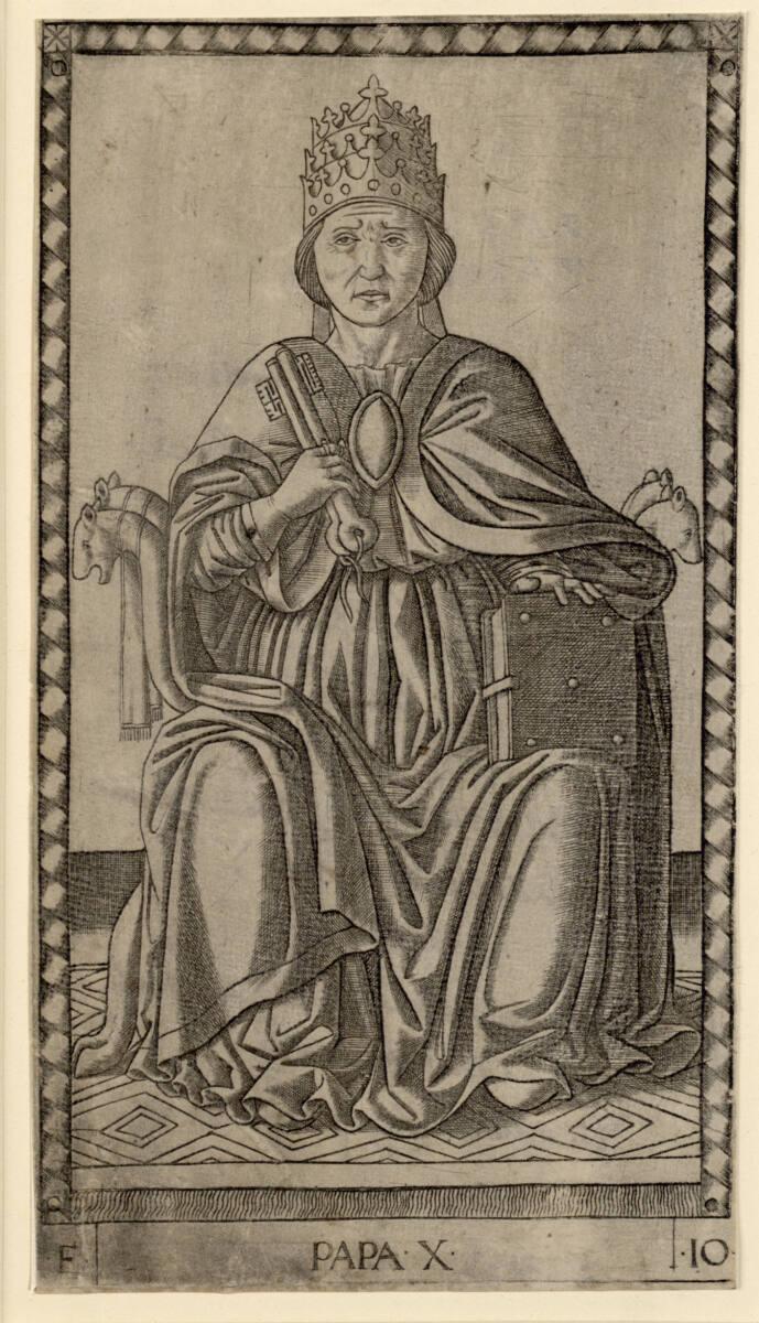 Tarocchimeister, Der Papst, Inv. Nr.: DG1935/838