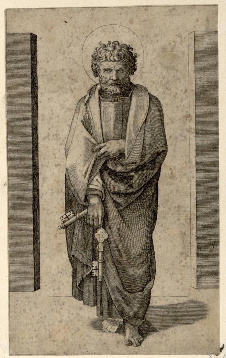 Marcantonio Raimondi, Petrus, Inv. Nr.: DG1970/317