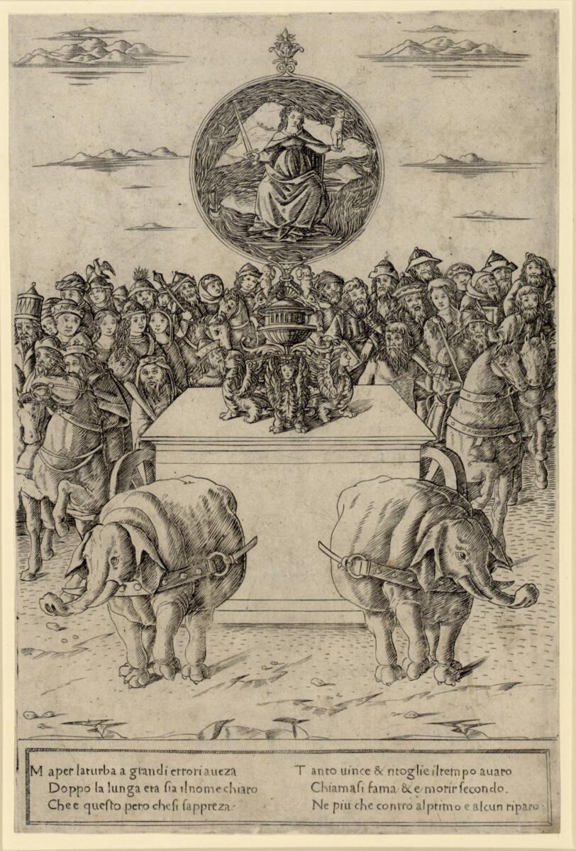 Meister des Lebens Mariae und Christi, Der Triumph des Ruhmes, Inv. Nr.: DG1935/728