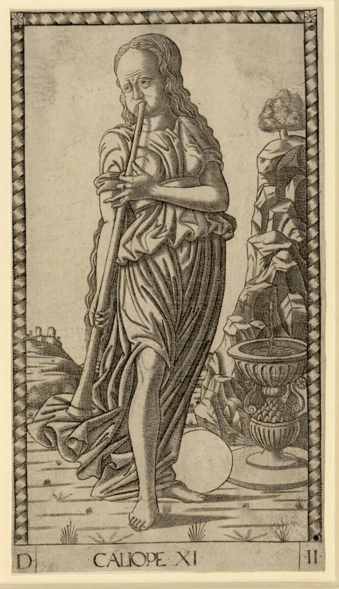 Tarocchimeister, Calliope, Inv. Nr.: DG1938/14