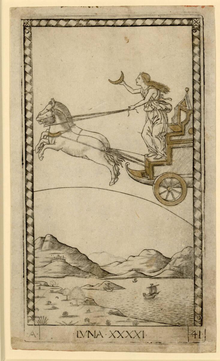 Tarocchimeister, Der Mond, Inv. Nr.: DG1935/869