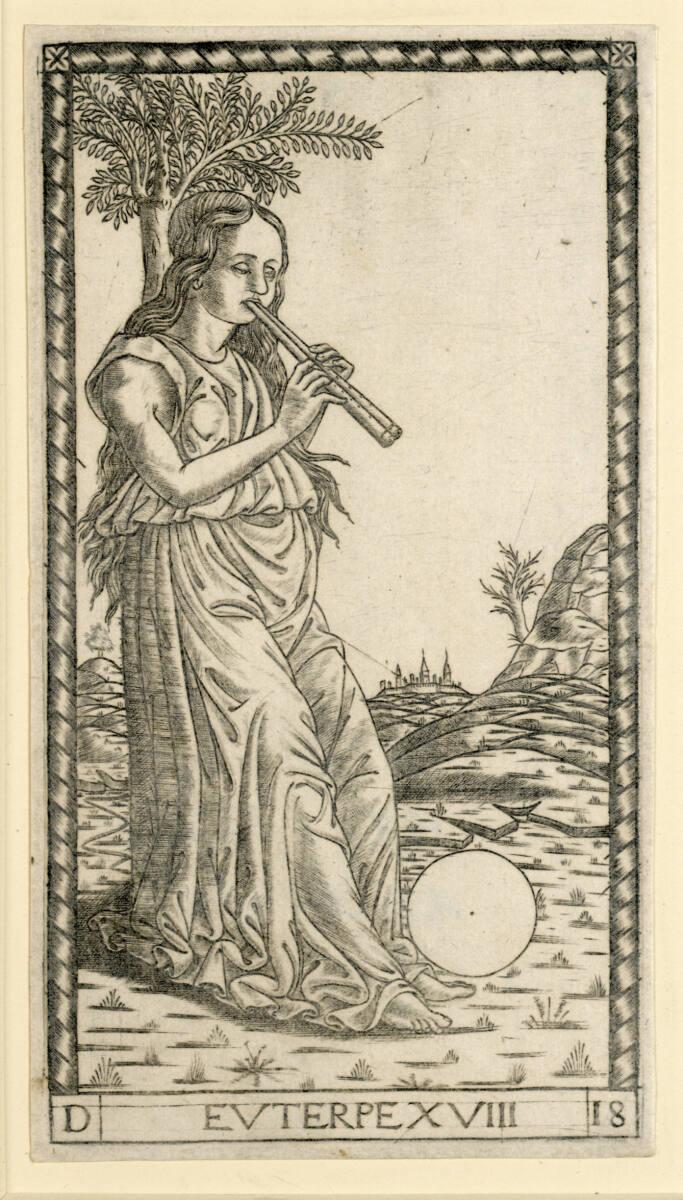 Tarocchimeister 'S' Serie, Euterpe, Inv. Nr.: DG1935/896