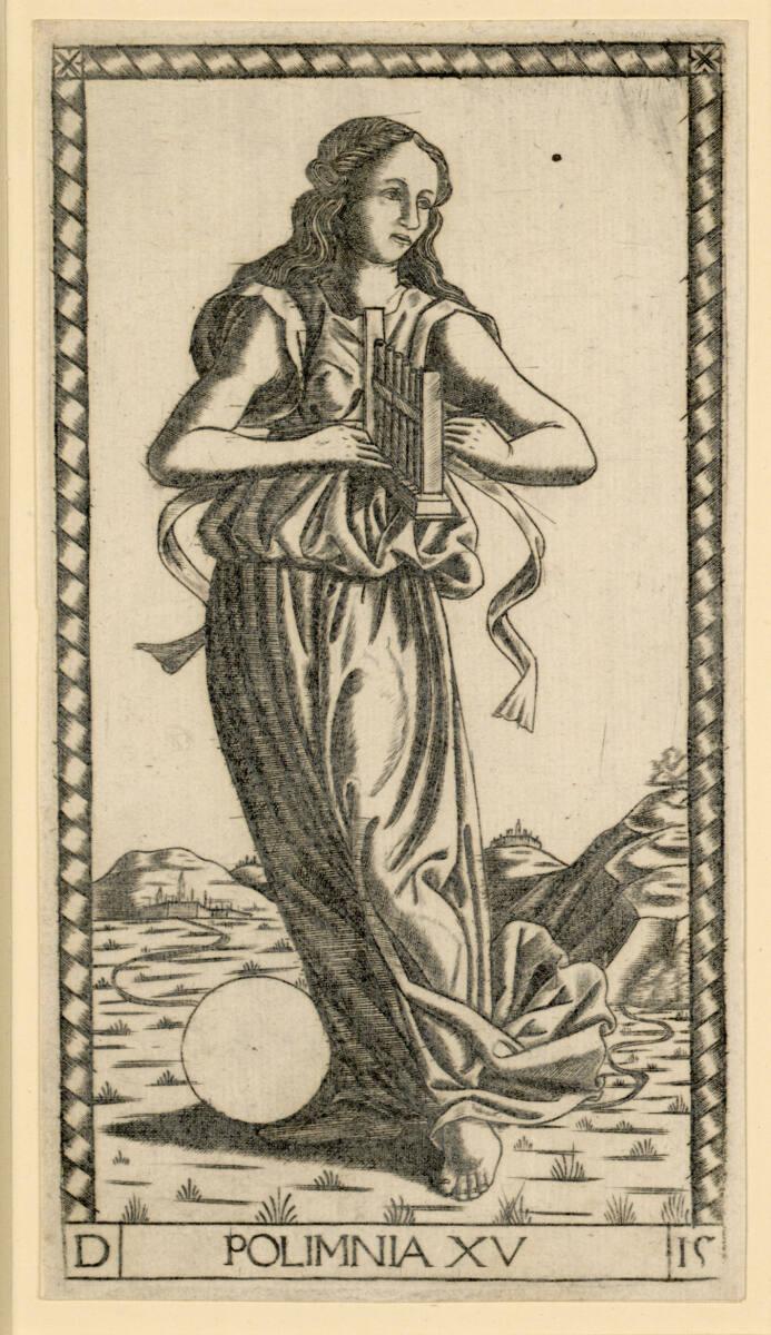 Tarocchimeister 'S' Serie, Polimnia, Inv. Nr.: DG1935/893
