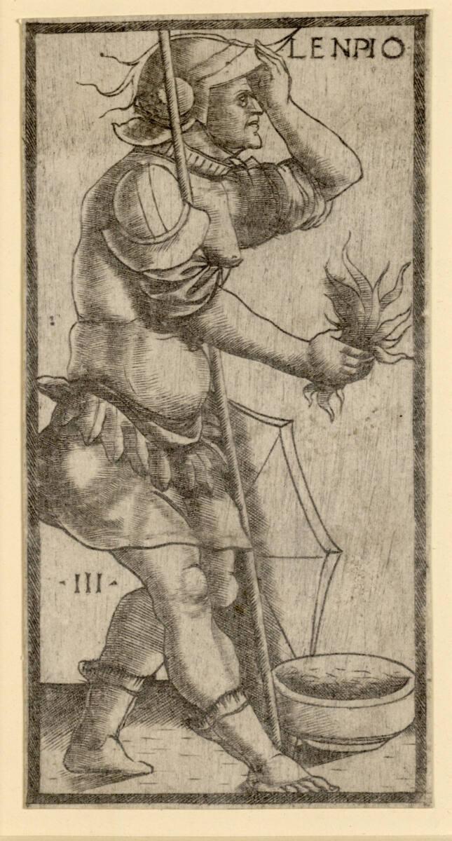 Meister der Sola Busca Tarocchi, Tarocchi III: Lenpio, Inv. Nr.: DG1935/934