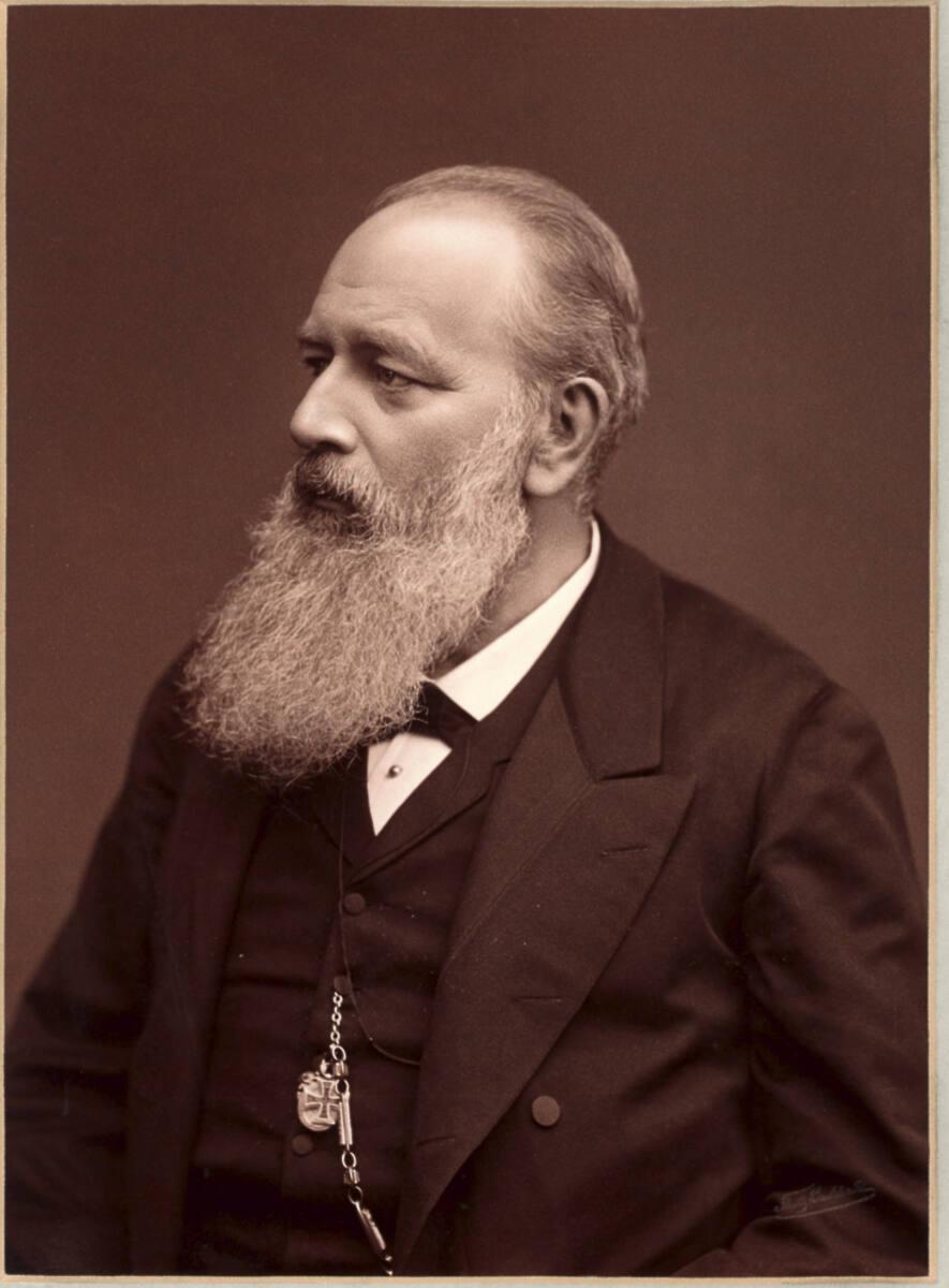 Fritz Luckhardt, Porträt eines bärtigen, älteren Mannes, Inv. Nr.: FotoGLV2000/5458