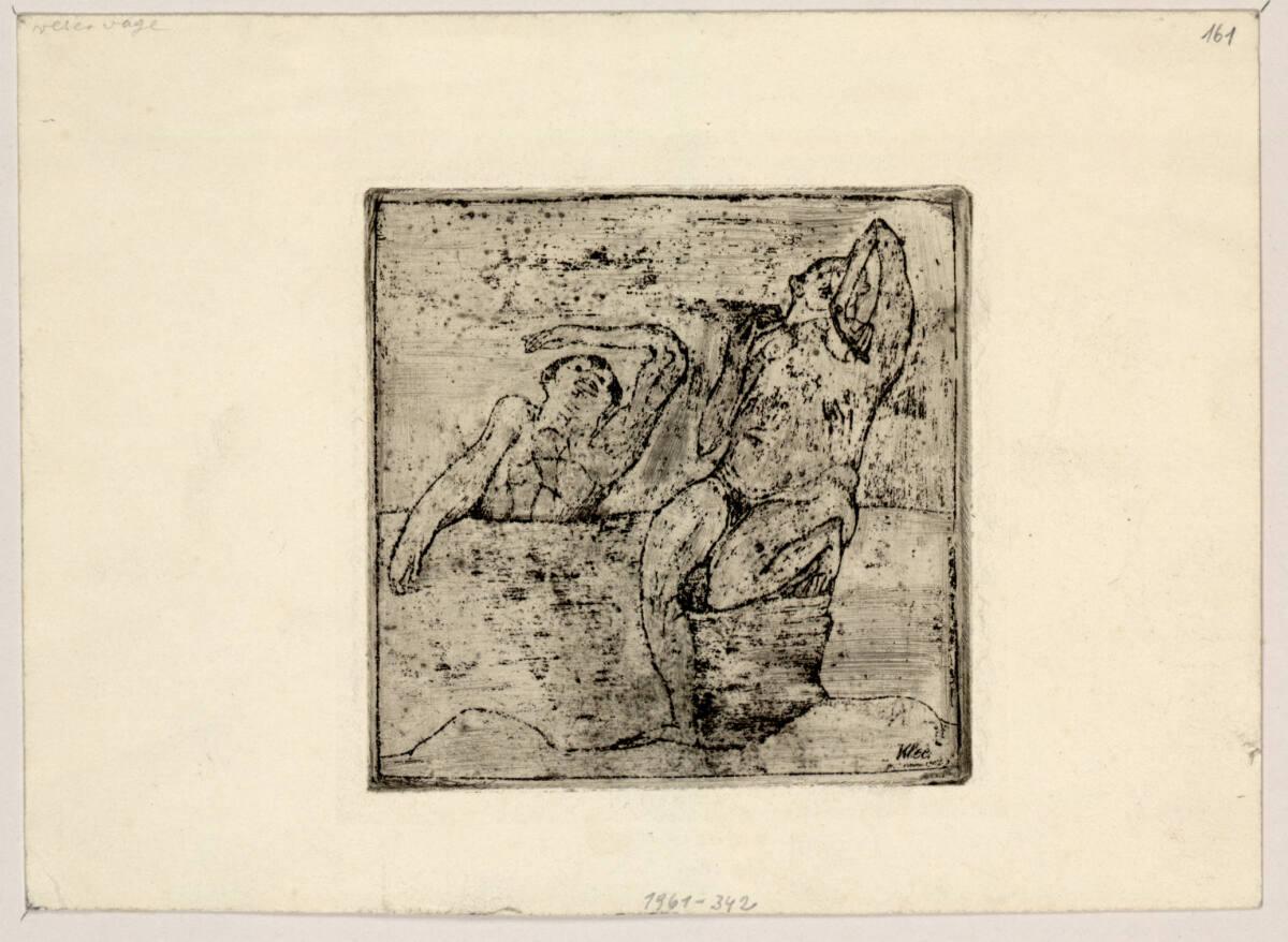 Paul Klee, Zwei Akte im See, Inv. Nr.: DG1961/342