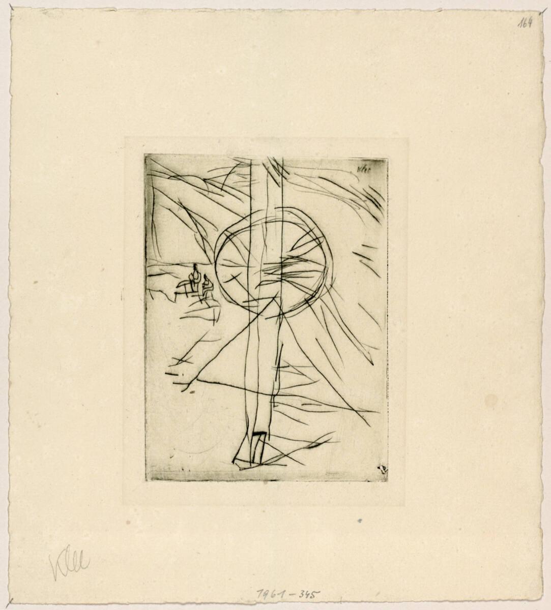 Paul Klee, Radkrahn im Steinbruch, Inv. Nr.: DG1961/345