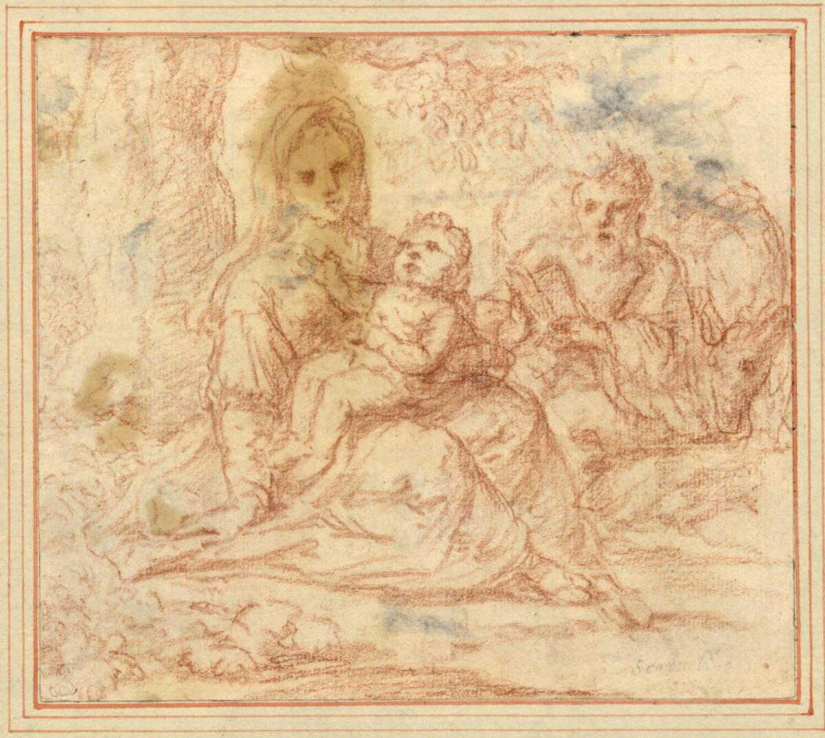 Ippolito Scarsella gen. lo Scarsellino, Ruhe auf der Flucht, Inv. Nr.: 2791
