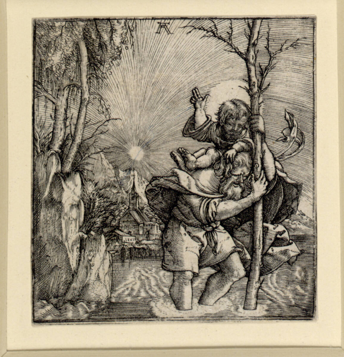 Der heilige Christophorus trägt das Jesuskind, Albrecht Altdorfer