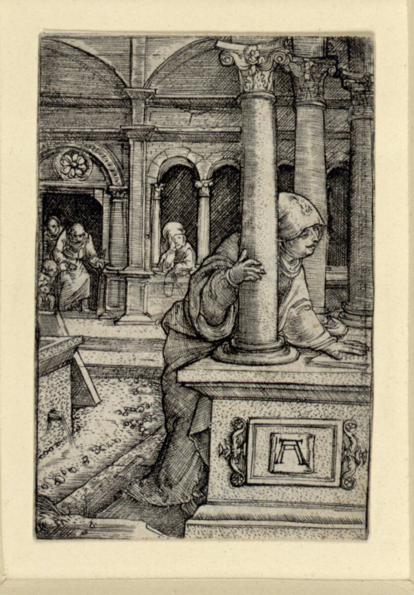 Maria sucht ihren Sohn in der Synagoge, Albrecht Altdorfer