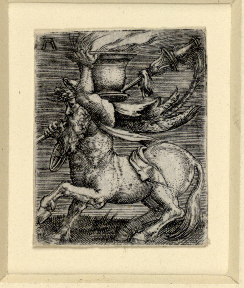 Kentaur, eine Vase mit Feuer tragend, Albrecht Altdorfer