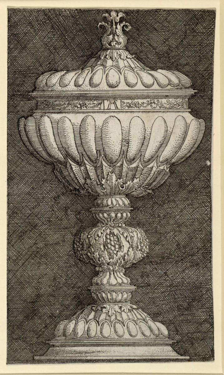 Deckelpokal mit Trauben am Stiel, Albrecht Altdorfer