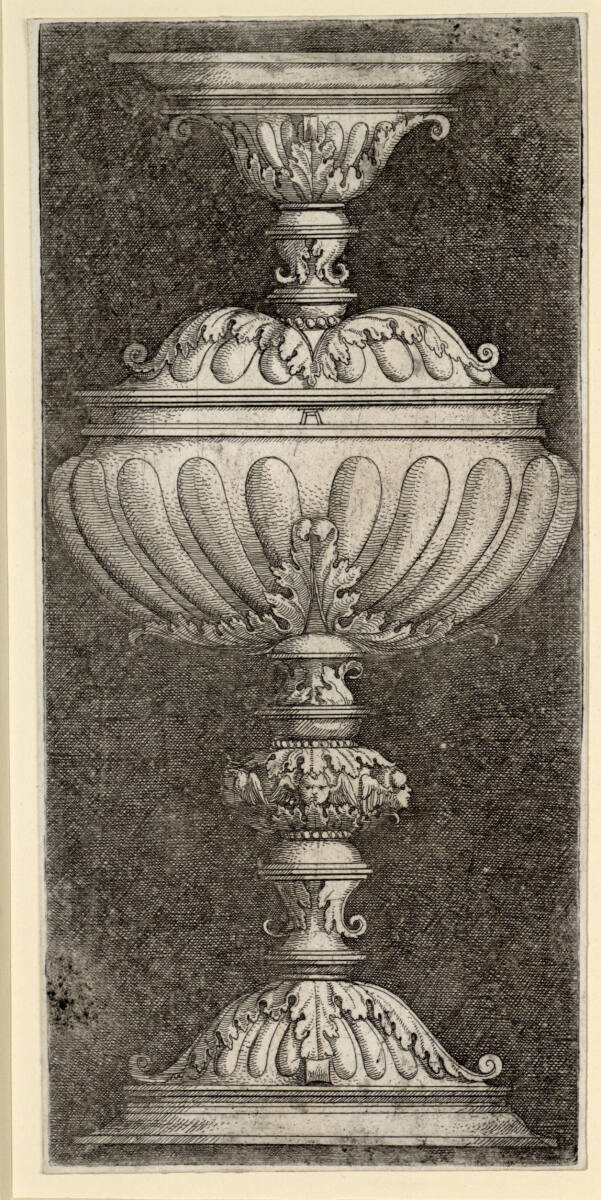 Doppelpokal mit drei Engelsköpfen, Albrecht Altdorfer